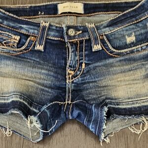 Big Star Blue Denim Shorts
